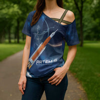Artemis 2026 Moon Mission Cross Shoulder Shirt Back To The Moon And Beyond