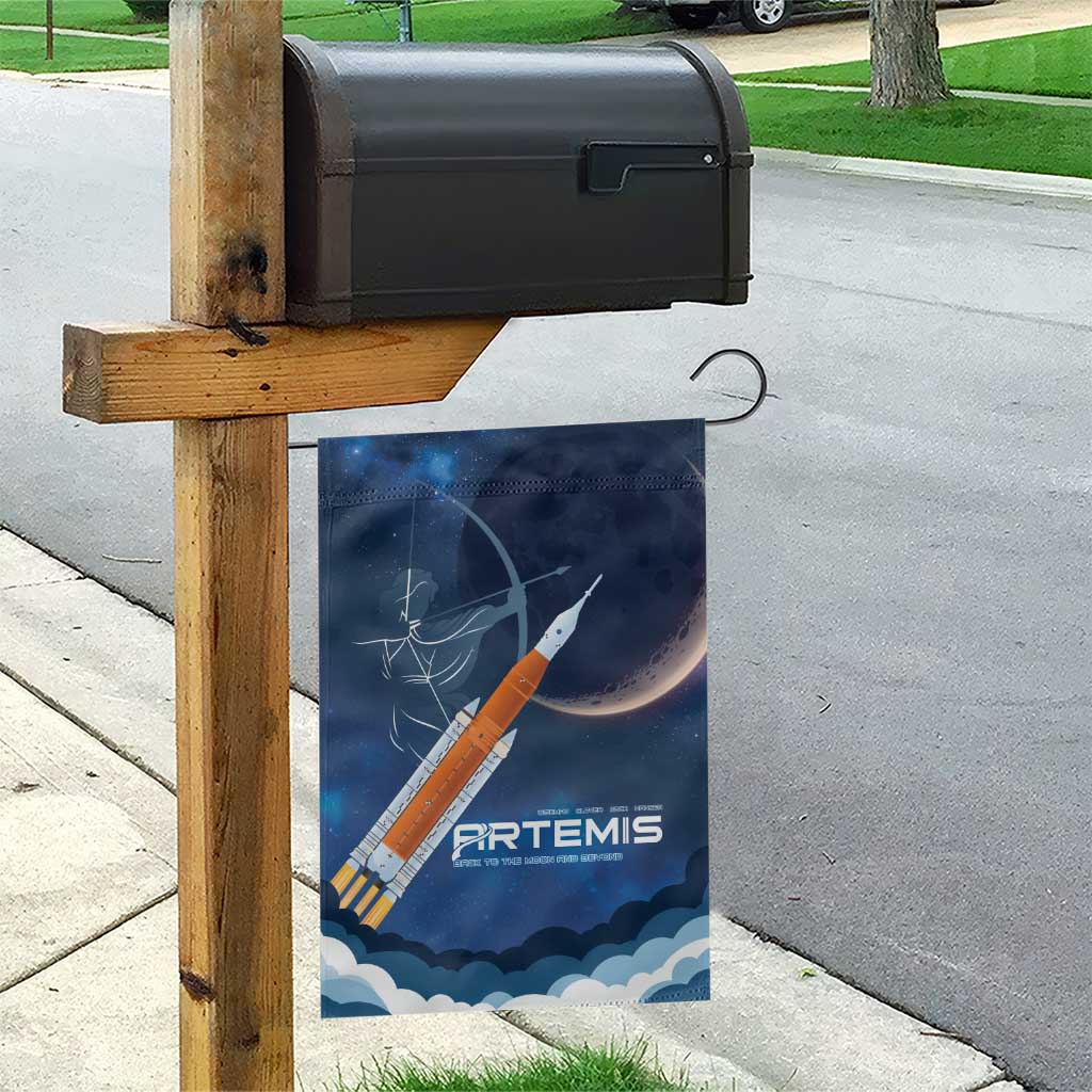 Artemis 2026 Moon Mission Garden Flag Back To The Moon And Beyond
