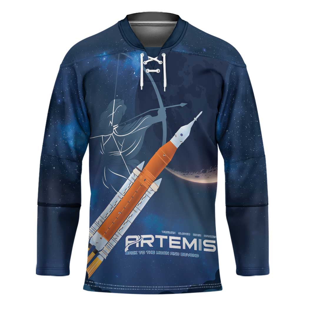 Artemis 2026 Moon Mission Hockey Jersey Back To The Moon And Beyond