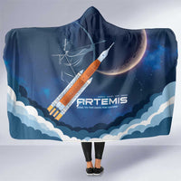 Artemis 2026 Moon Mission Hooded Blanket Back To The Moon And Beyond