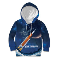 Artemis 2026 Moon Mission Kid Hoodie Back To The Moon And Beyond