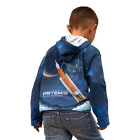 Artemis 2026 Moon Mission Kid Hoodie Back To The Moon And Beyond