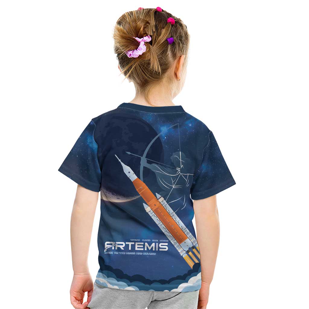 Artemis 2026 Moon Mission Kid T Shirt Back To The Moon And Beyond