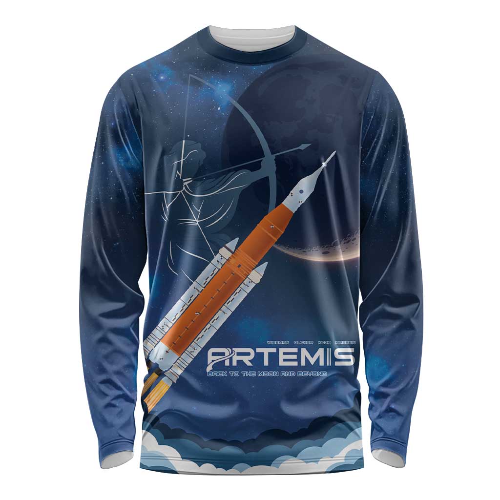 Artemis 2026 Moon Mission Long Sleeve Shirt Back To The Moon And Beyond