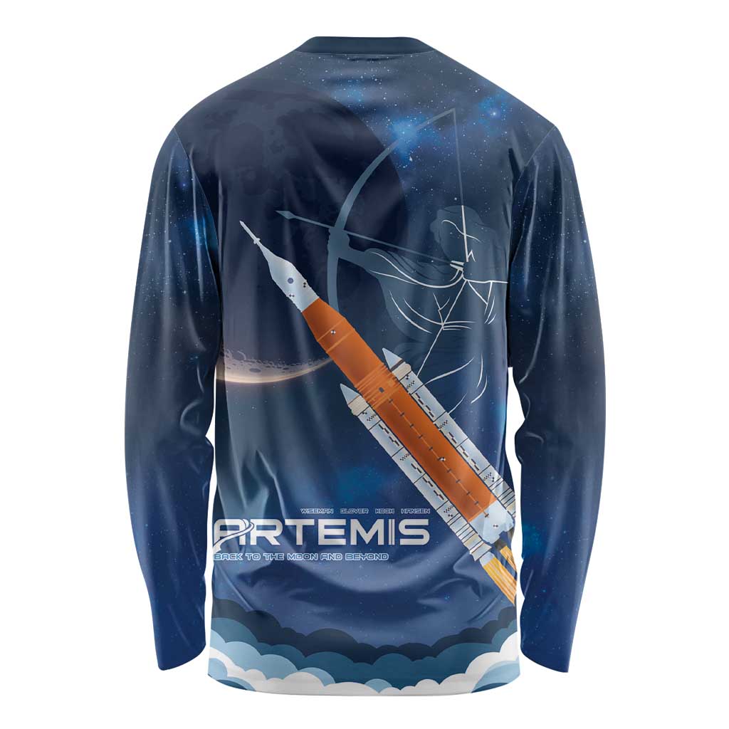 Artemis 2026 Moon Mission Long Sleeve Shirt Back To The Moon And Beyond