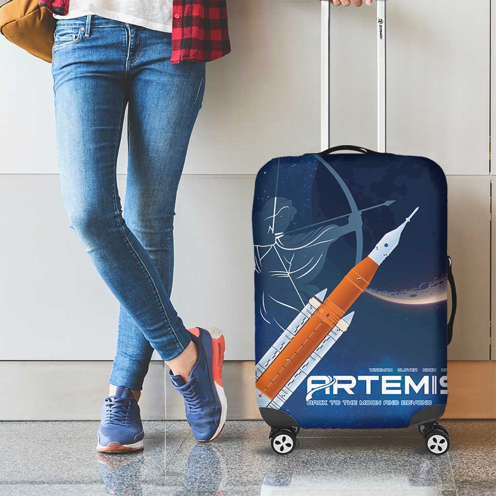 Artemis 2026 Moon Mission Luggage Cover Back To The Moon And Beyond