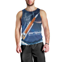 Artemis 2026 Moon Mission Men Tank Top Back To The Moon And Beyond