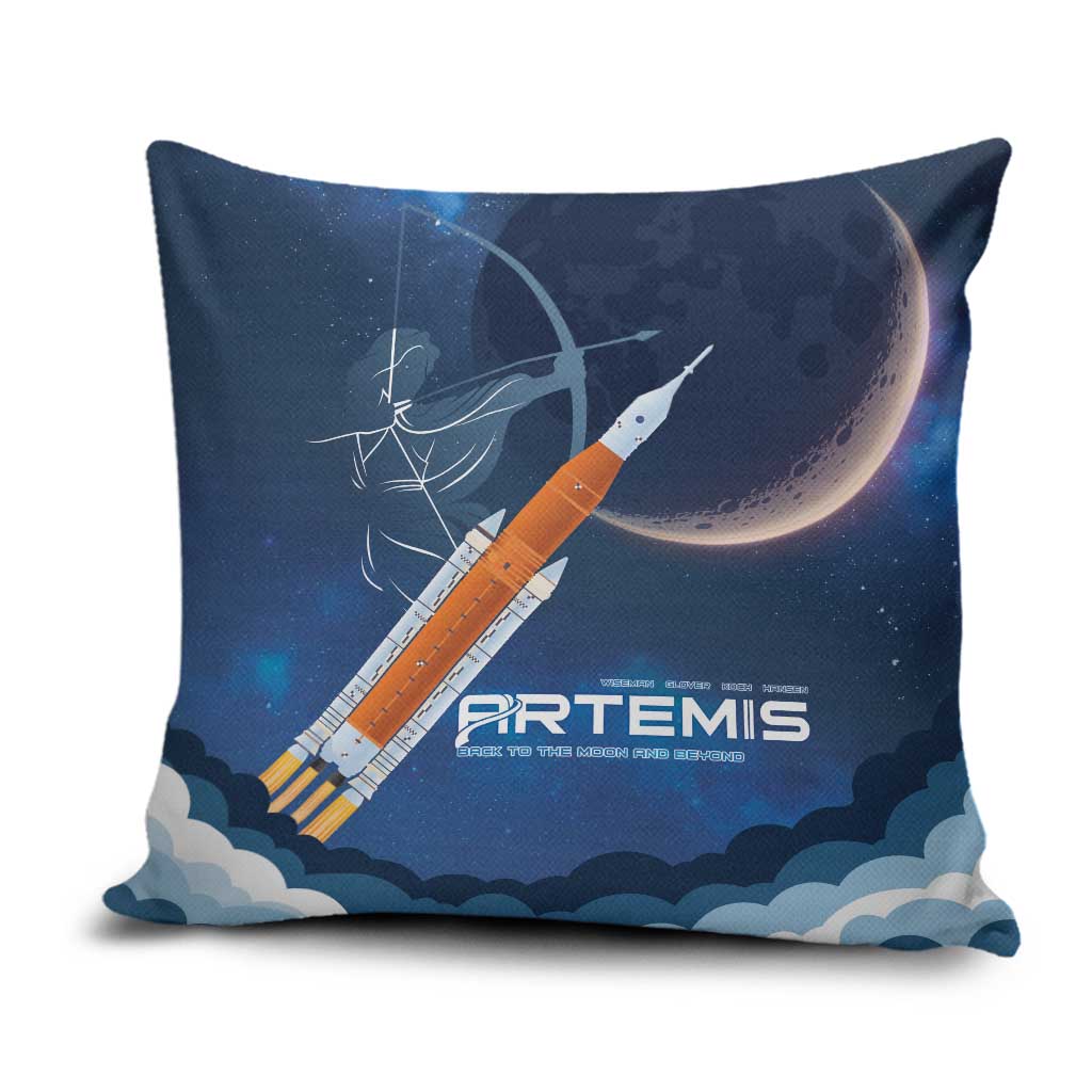 Artemis 2026 Moon Mission Pillow Cover Back To The Moon And Beyond