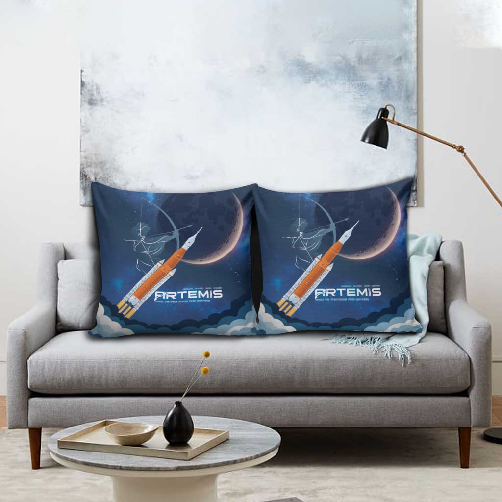 Artemis 2026 Moon Mission Pillow Cover Back To The Moon And Beyond