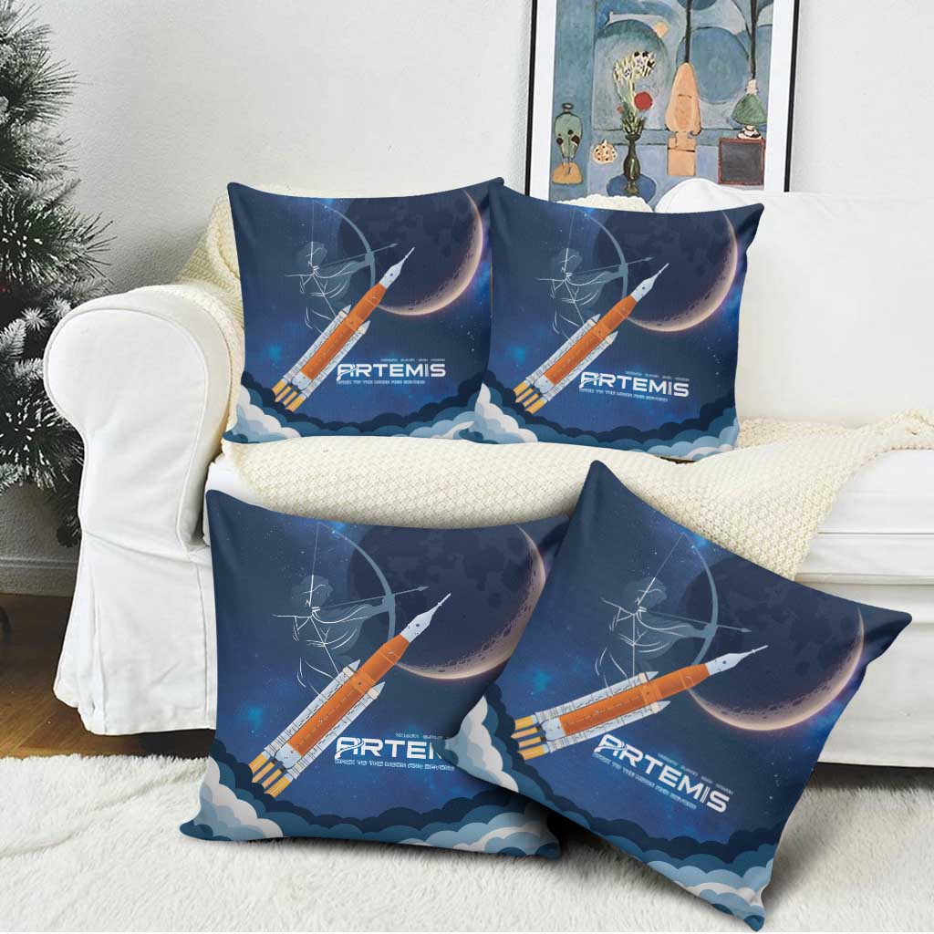 Artemis 2026 Moon Mission Pillow Cover Back To The Moon And Beyond