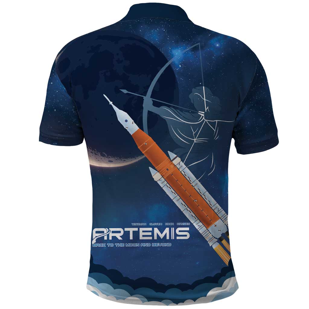 Artemis 2026 Moon Mission Polo Shirt Back To The Moon And Beyond