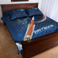 Artemis 2026 Moon Mission Quilt Bed Set Back To The Moon And Beyond