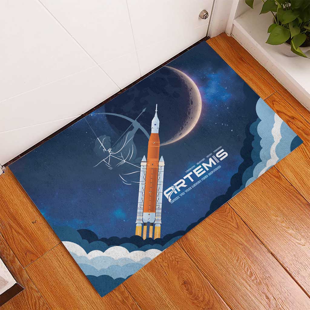 Artemis 2026 Moon Mission Rubber Doormat Back To The Moon And Beyond