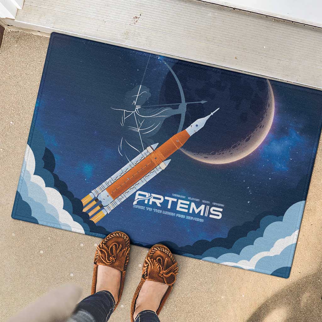 Artemis 2026 Moon Mission Rubber Doormat Back To The Moon And Beyond