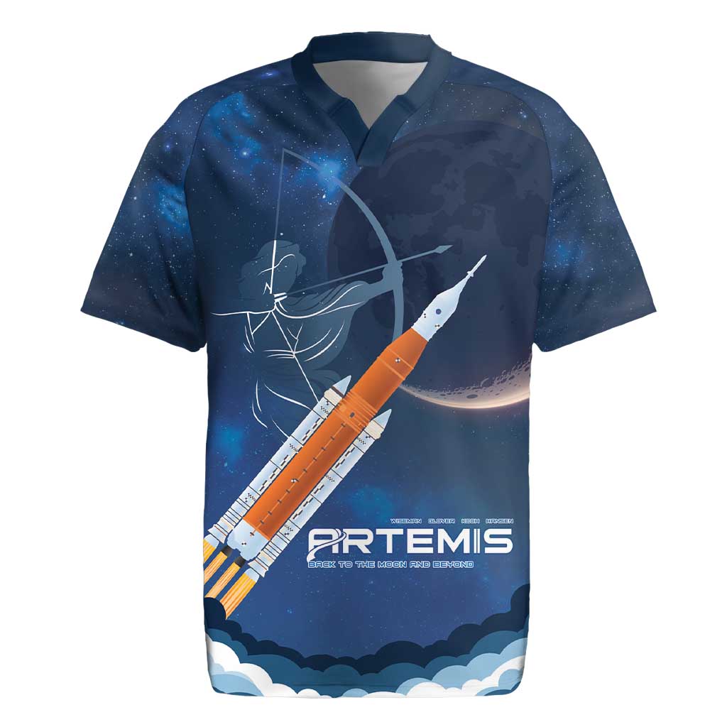 Artemis 2026 Moon Mission Rugby Jersey Back To The Moon And Beyond