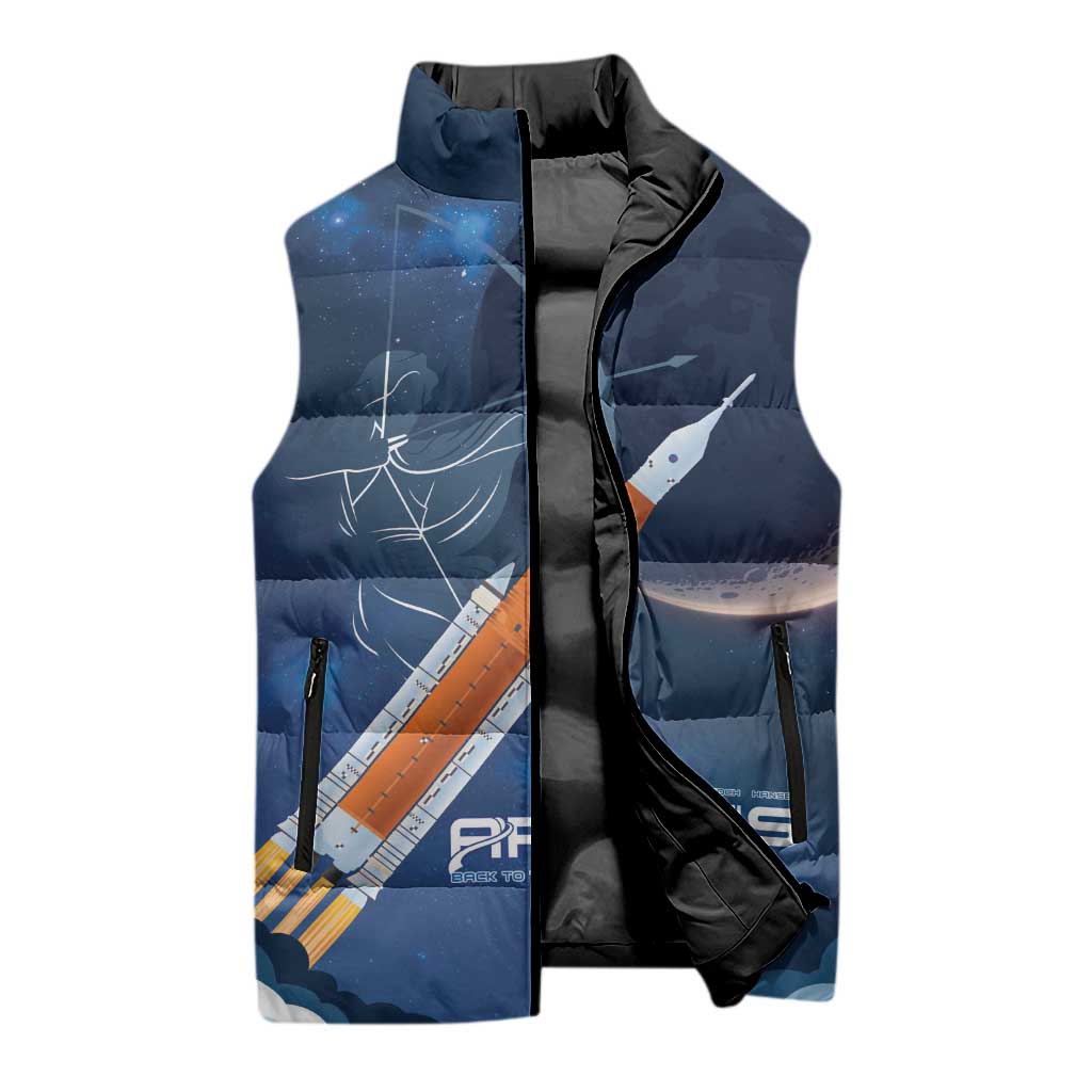 Artemis 2026 Moon Mission Sleeveless Puffer Jacket Back To The Moon And Beyond