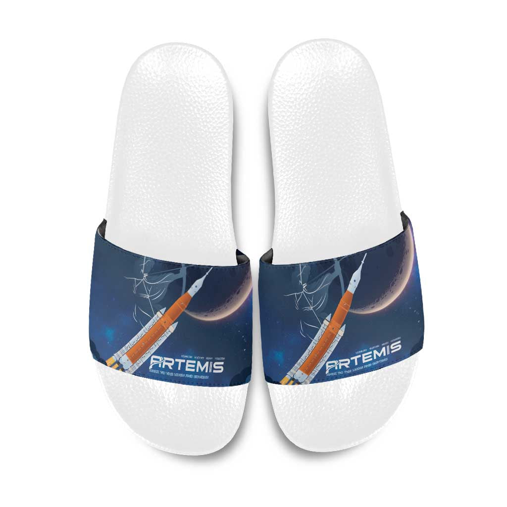 Artemis 2026 Moon Mission Slide Sandals Back To The Moon And Beyond