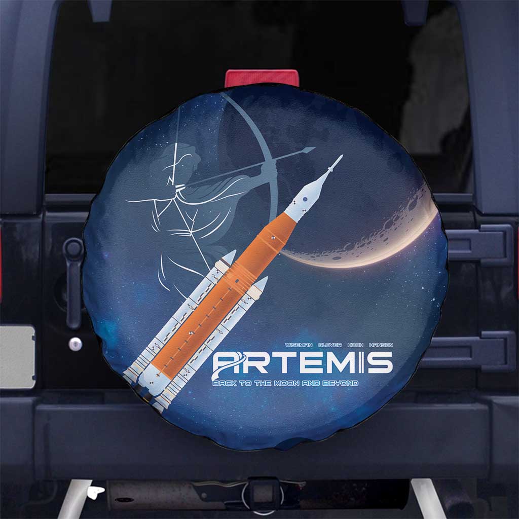 Artemis 2026 Moon Mission Spare Tire Cover Back To The Moon And Beyond