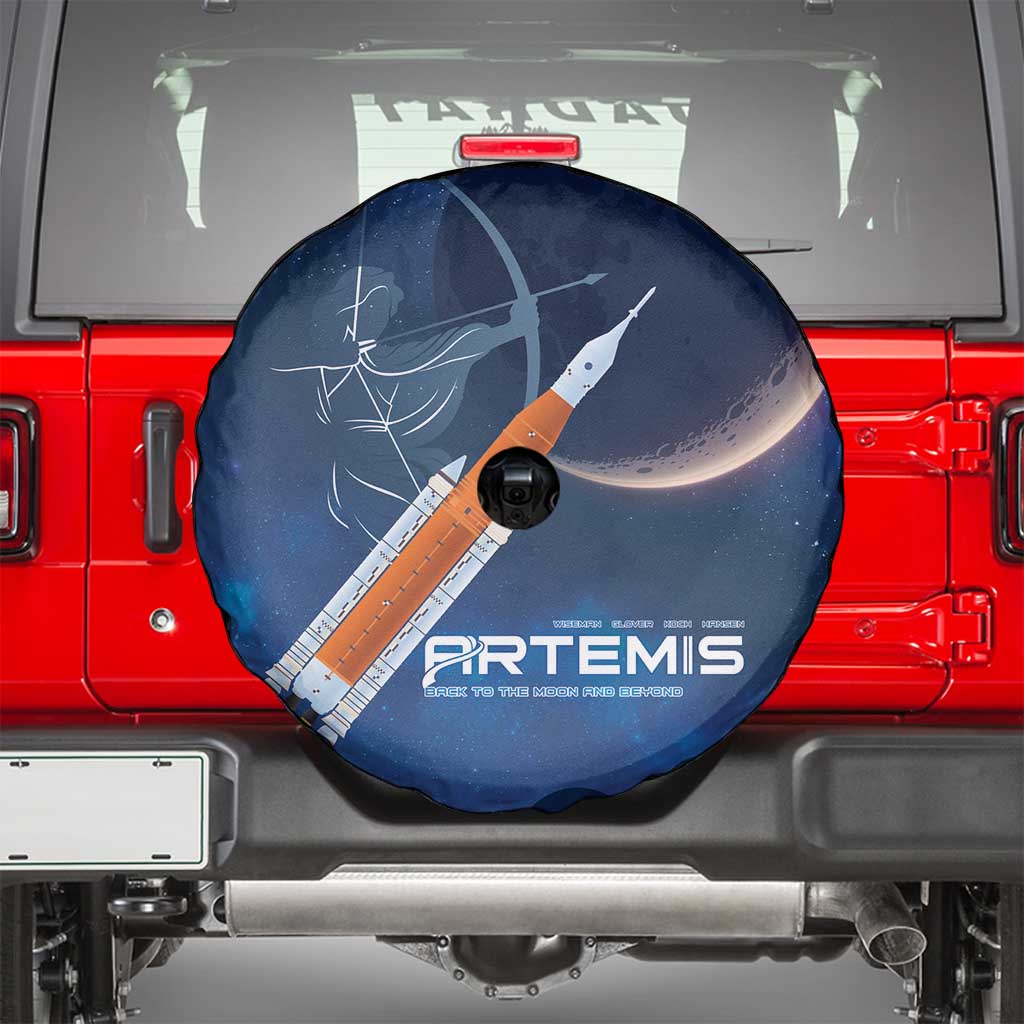 Artemis 2026 Moon Mission Spare Tire Cover Back To The Moon And Beyond