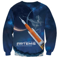 Artemis 2026 Moon Mission Sweatshirt Back To The Moon And Beyond
