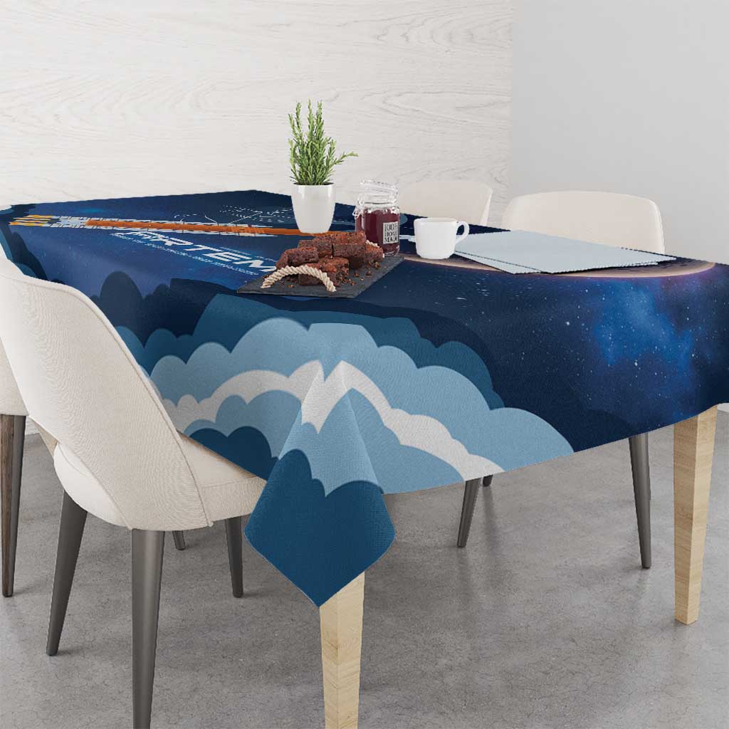 Artemis 2026 Moon Mission Tablecloth Back To The Moon And Beyond