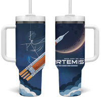 Artemis 2026 Moon Mission Tumbler With Handle Back To The Moon And Beyond