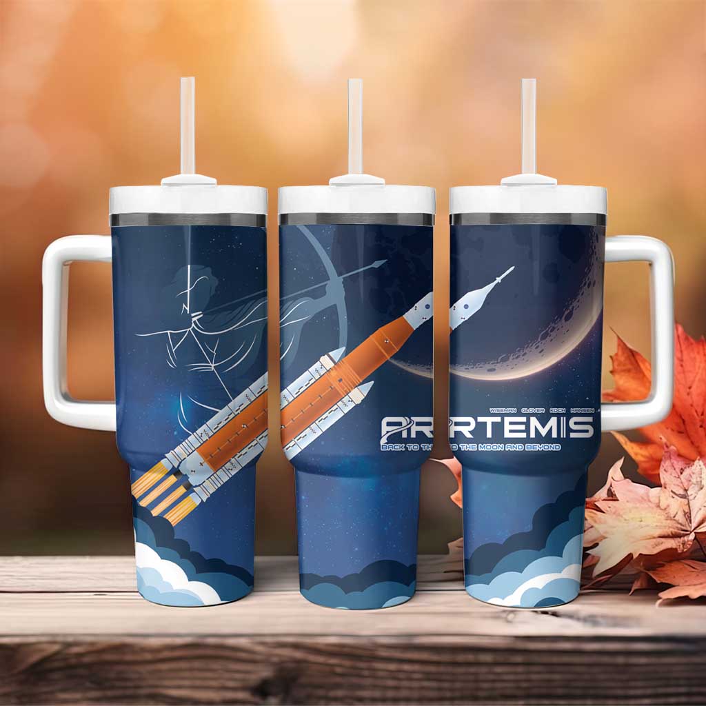 Artemis 2026 Moon Mission Tumbler With Handle Back To The Moon And Beyond