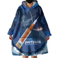 Artemis 2026 Moon Mission Wearable Blanket Hoodie Back To The Moon And Beyond