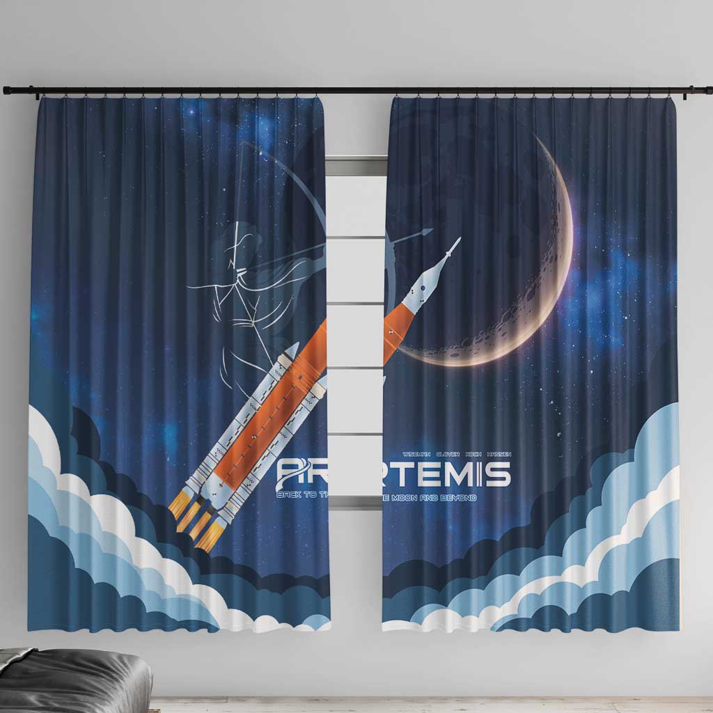 Artemis 2026 Moon Mission Window Curtain Back To The Moon And Beyond