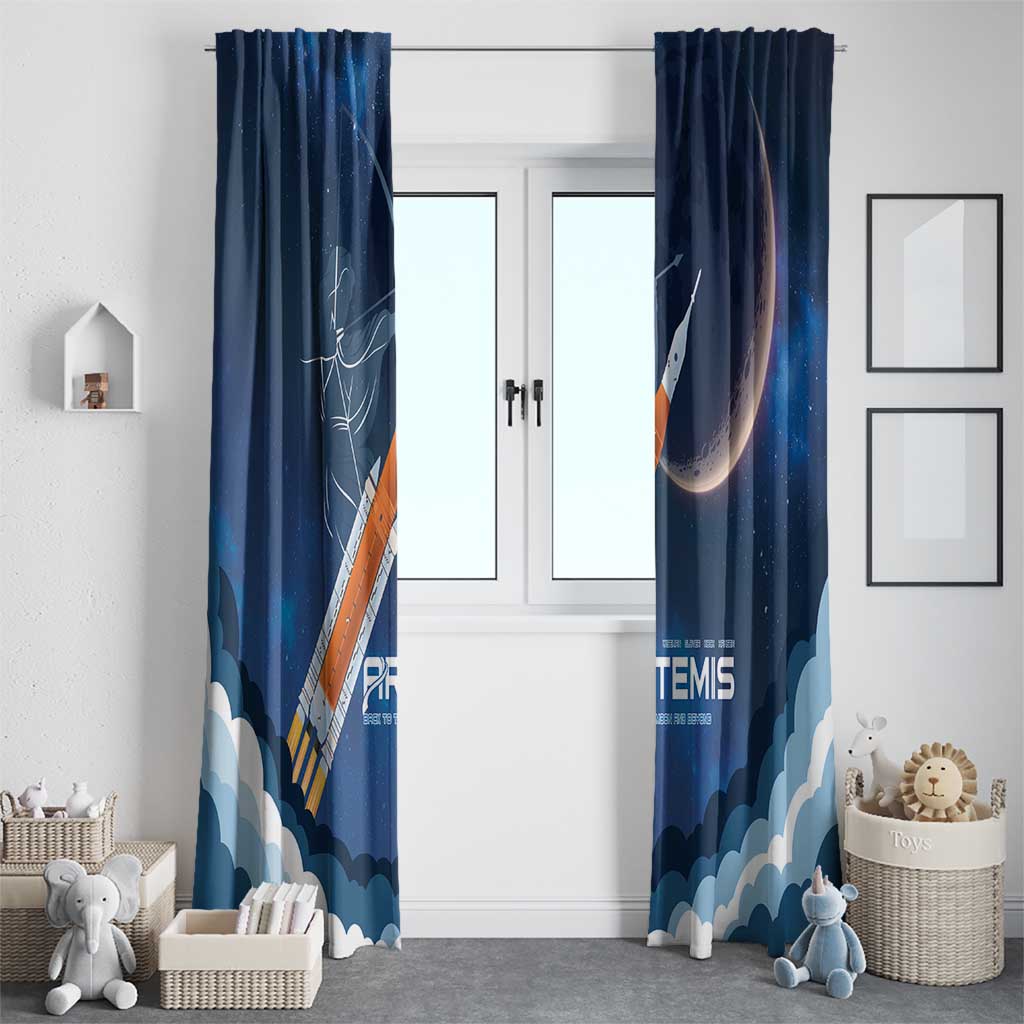 Artemis 2026 Moon Mission Window Curtain Back To The Moon And Beyond