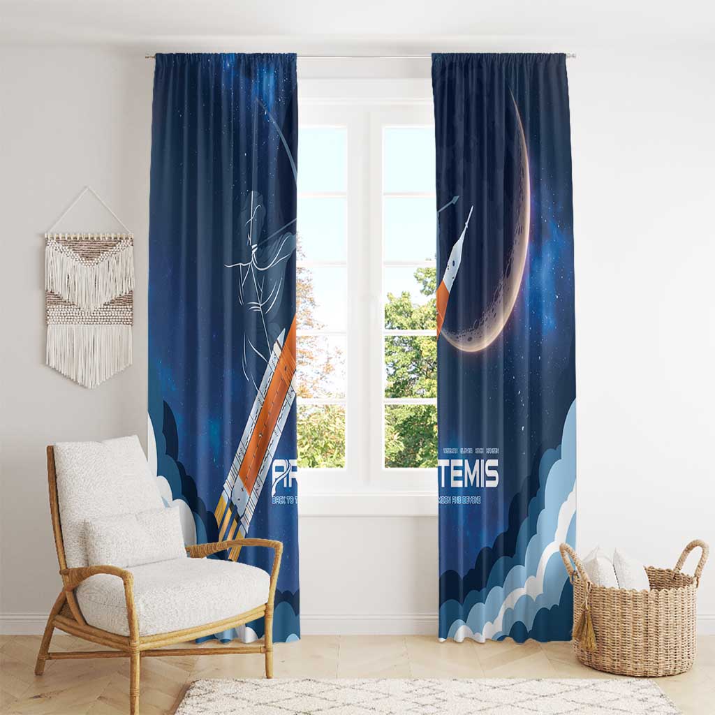 Artemis 2026 Moon Mission Window Curtain Back To The Moon And Beyond