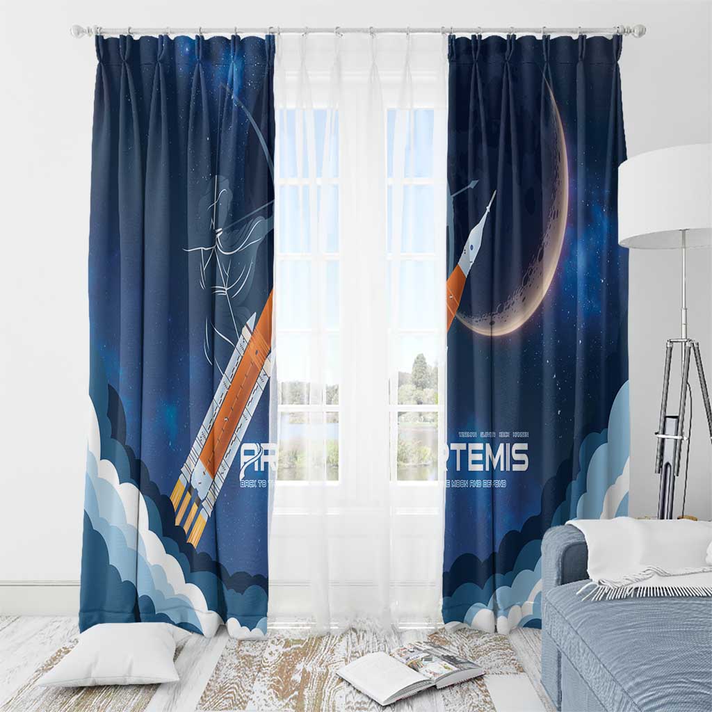 Artemis 2026 Moon Mission Window Curtain Back To The Moon And Beyond