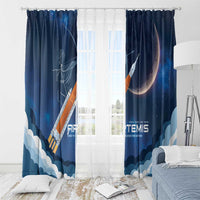 Artemis 2026 Moon Mission Window Curtain Back To The Moon And Beyond