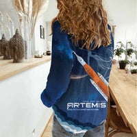 Artemis 2026 Moon Mission Women Casual Shirt Back To The Moon And Beyond