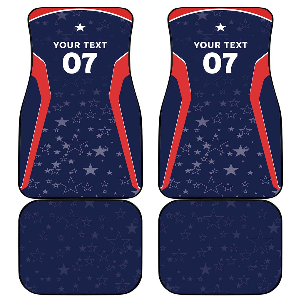 USA Cricket World Cup 2024 Custom Car Mats All Stars Sprangle LT7 - Wonder Print Shop