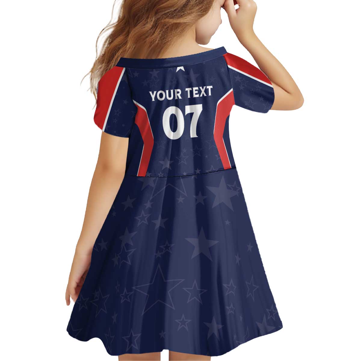 USA Cricket World Cup 2024 Custom Family Matching Off Shoulder Short Dress and Hawaiian Shirt All Stars Sprangle LT7 - Wonder Print Shop