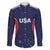 USA Cricket World Cup 2024 Custom Family Matching Off Shoulder Short Dress and Hawaiian Shirt All Stars Sprangle LT7 - Wonder Print Shop