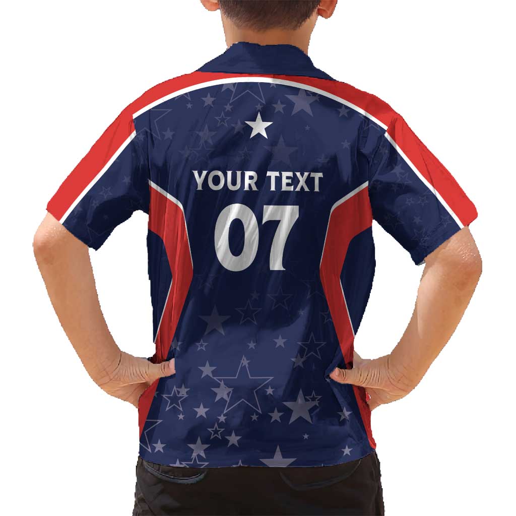 USA Cricket World Cup 2024 Custom Family Matching Tank Maxi Dress and Hawaiian Shirt All Stars Sprangle - Wonder Print Shop