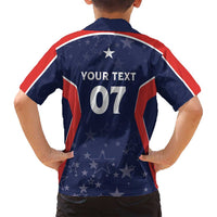 USA Cricket World Cup 2024 Custom Family Matching Tank Maxi Dress and Hawaiian Shirt All Stars Sprangle - Wonder Print Shop