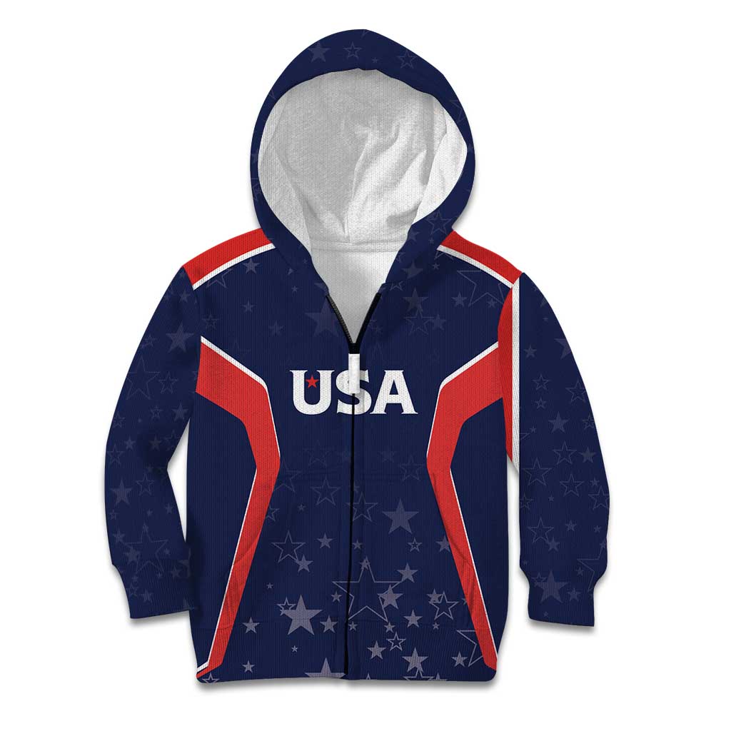 USA Cricket World Cup 2024 Custom Kid Hoodie All Stars Sprangle - Wonder Print Shop