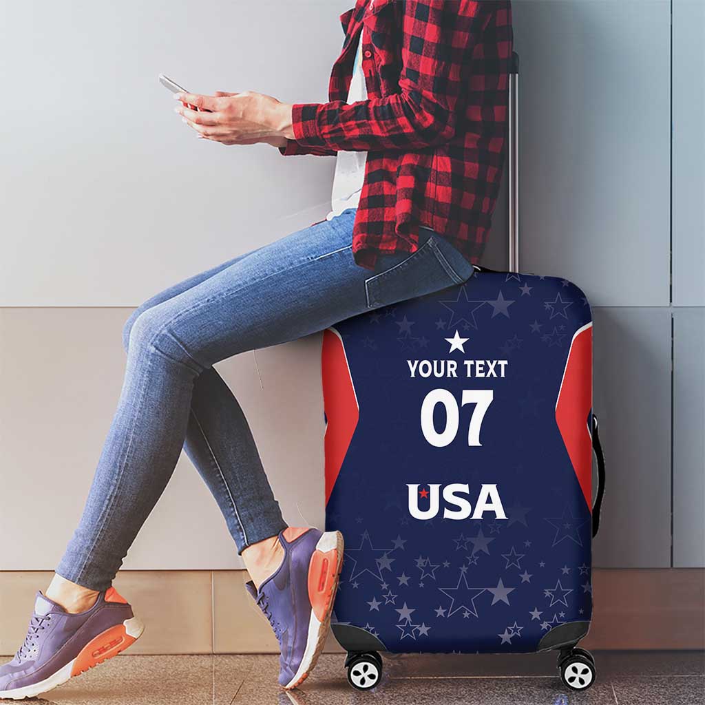 USA Cricket World Cup 2024 Custom Luggage Cover All Stars Sprangle - Wonder Print Shop