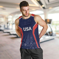 USA Cricket World Cup 2024 Custom Men Tank Top All Stars Sprangle - Wonder Print Shop