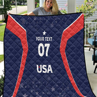 USA Cricket World Cup 2024 Custom Quilt All Stars Sprangle - Wonder Print Shop