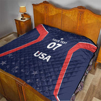 USA Cricket World Cup 2024 Custom Quilt All Stars Sprangle - Wonder Print Shop