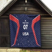 USA Cricket World Cup 2024 Custom Quilt All Stars Sprangle - Wonder Print Shop