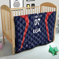 USA Cricket World Cup 2024 Custom Quilt All Stars Sprangle - Wonder Print Shop