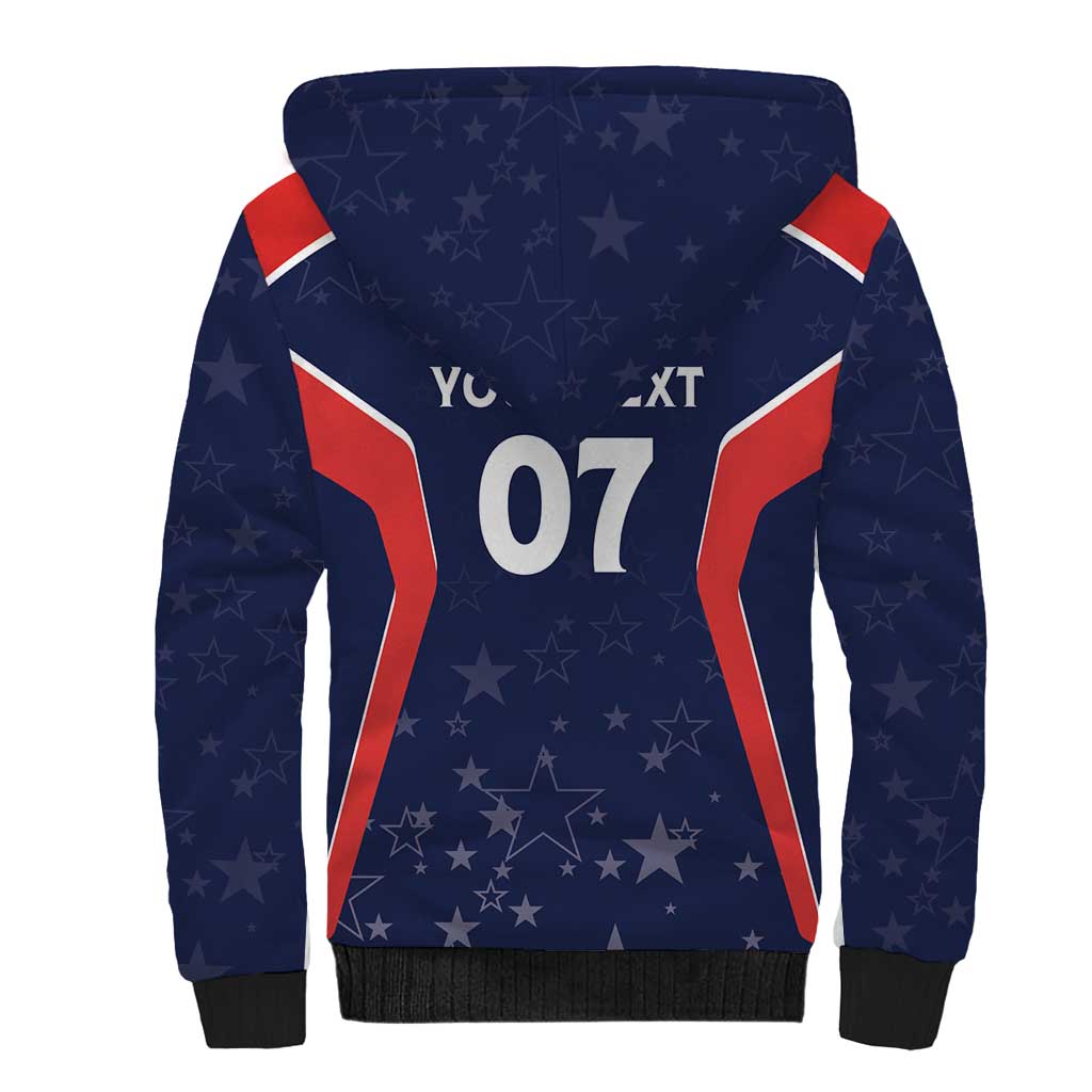USA Cricket World Cup 2024 Custom Sherpa Hoodie All Stars Sprangle - Wonder Print Shop