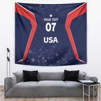 USA Cricket World Cup 2024 Custom Tapestry All Stars Sprangle - Wonder Print Shop