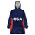 USA Cricket World Cup 2024 Custom Wearable Blanket Hoodie All Stars Sprangle - Wonder Print Shop