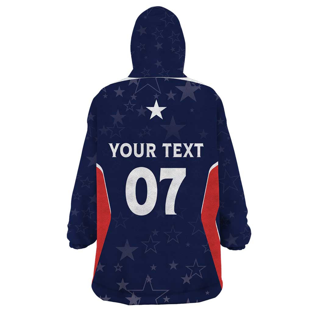 USA Cricket World Cup 2024 Custom Wearable Blanket Hoodie All Stars Sprangle - Wonder Print Shop